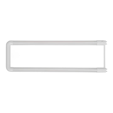 Image of U Bend LED Tube Light, T8, 15W 1900LM, 3500K 4000K 5000K, Fluorescent Light Tube Replacement, Single-Ended and Dual-Ended Powered, Frosted Cover